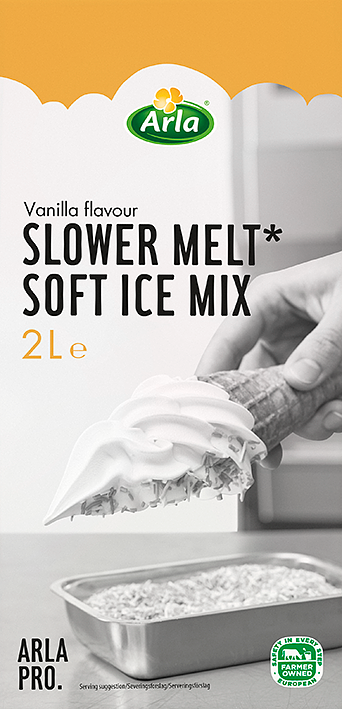 Softicemix, Arla Pro 6% Slower Melt 6% 6 x 2 ltr
