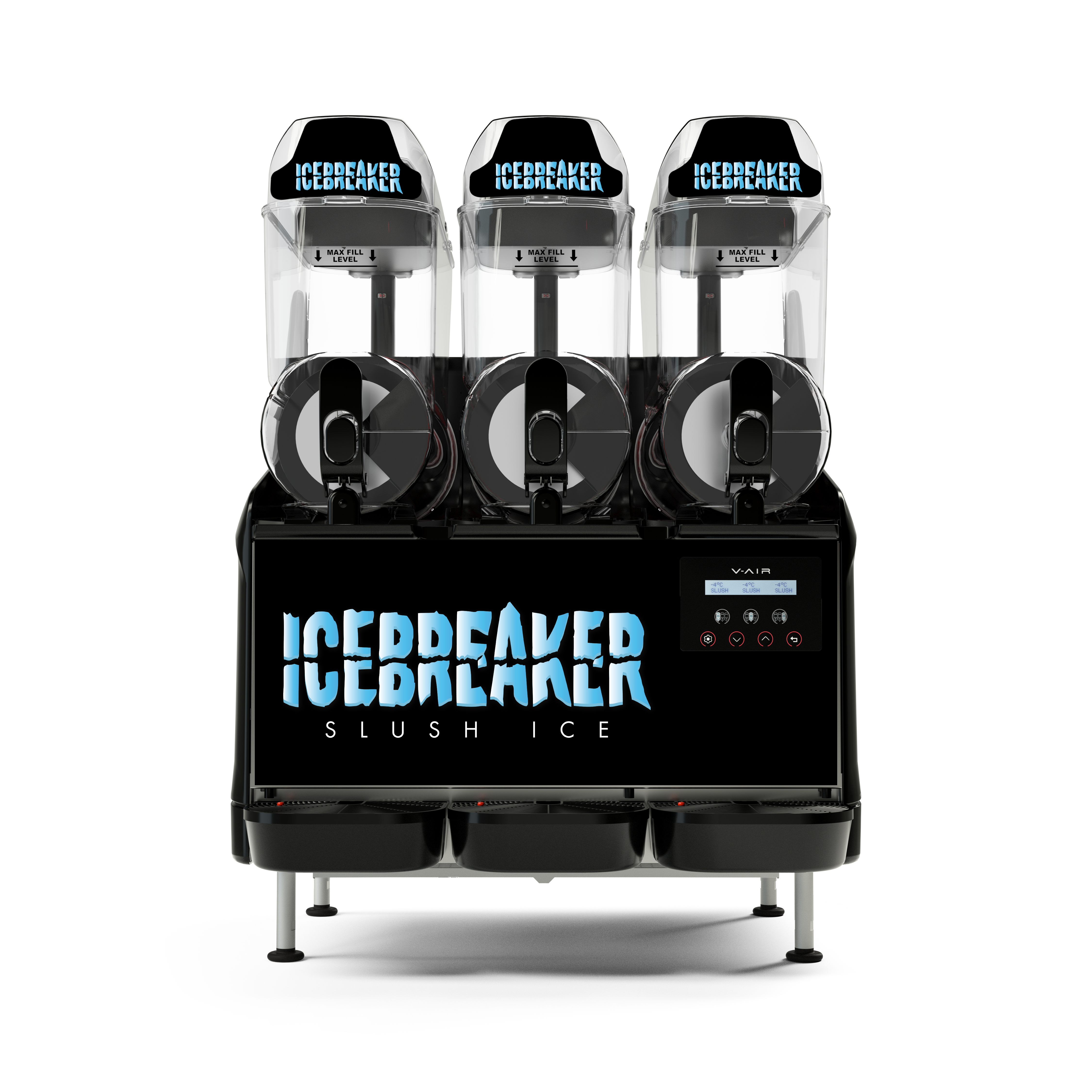 V-AIR 3 ECO AUTOFILL Slush ice maskine m/3 beholder á 12 liter