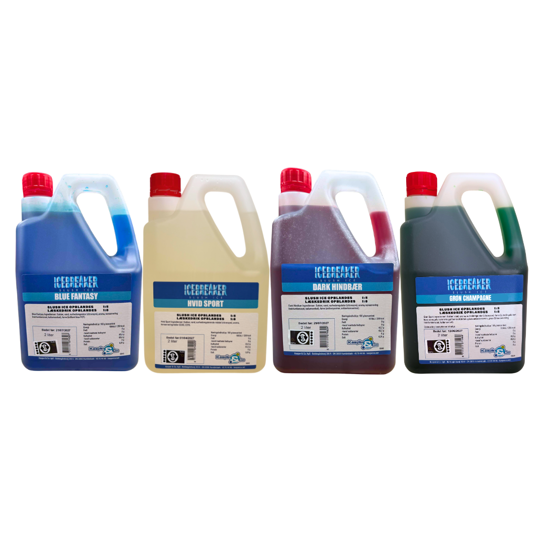 Mixkasse 3 Explorer slush ice koncentrat - ICEBREAKER 4x2 liter