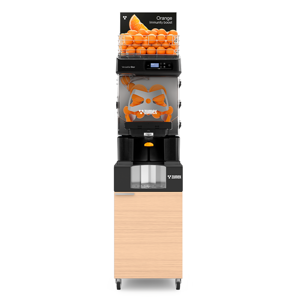 Versatile Star Juicepresser Corner Slim BLACK Zumex