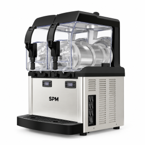 A1 Starter Pack SPM SP2 Slush-Eismaschine mit 2 x 5 Liter - Schwarz