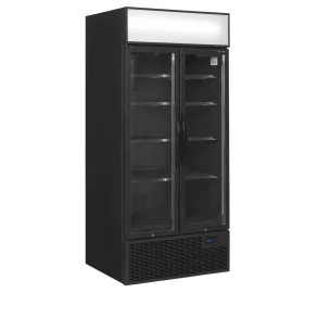 TEFCOLD FSC891H Black - Sort 2-d�rs displayk�ler med lystop