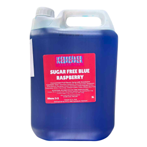 Hindbr sukkerfri koncentrat 5 l. - Blue Raspberry