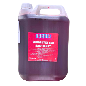 Hindbr sukkerfri koncentrat 5L - Red Raspberry