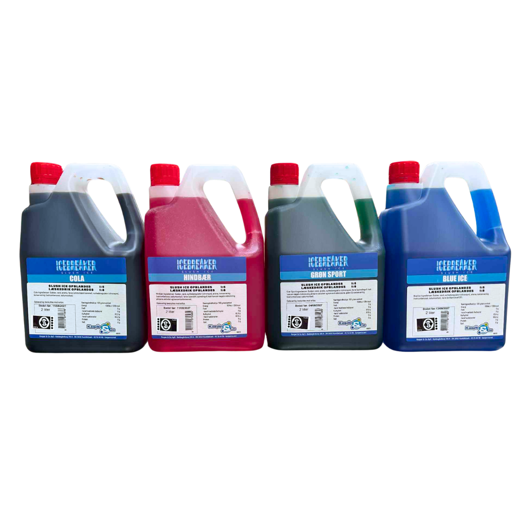 Mixkasse 1 Classic slush ice koncentrat - ICEBREAKER 4x2 liter