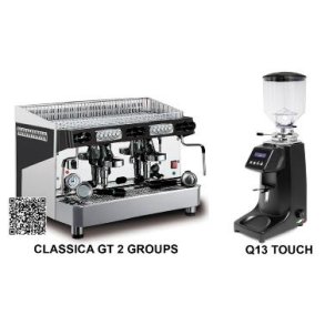 BFC CLASSICA GT 2 GROUPS espressomaskine samt kvrn + startpakke