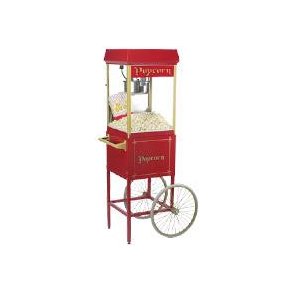 Machine  pop-corn Fun Pop 8 oz. avec chariot  2 roues