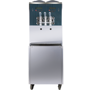 KSC  S268 P SP (selvpasteuriserende)  Softicemaskine m/pumpe - 3 taphaner - Gulvmodel  380 Volt