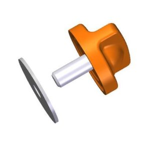 SECURING KNOBS + RUBBER JOINT (2 STK) ESS/VERS