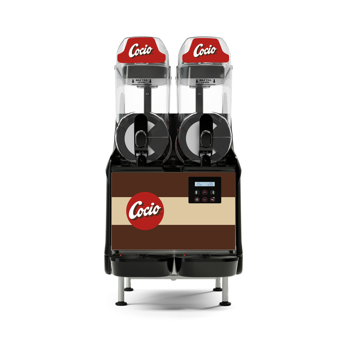 V-AIR 2 ECO Cocio Shake maskine m/2 beholdere á 12 liter