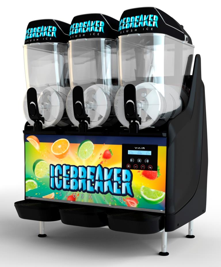 V-AIR 3 ECO AUTOFILL Slush ice maskine m/3 beholder á 12 liter