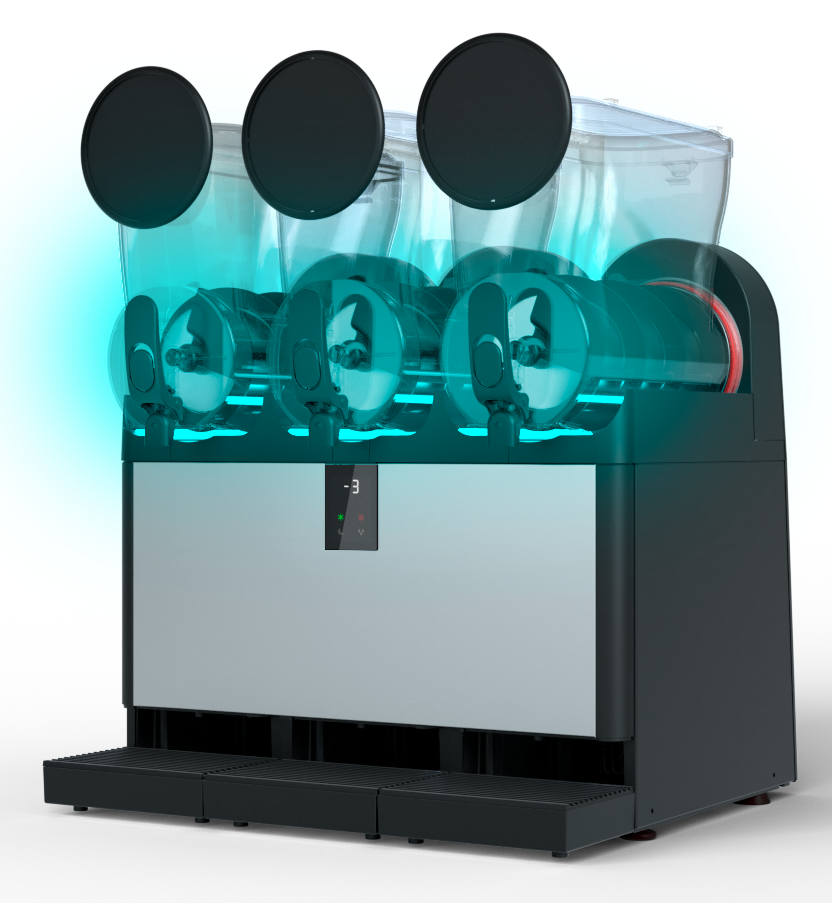V-AIR SMART 3 + ECO SLUSH ICE MASKINE M/3 BEHOLDERE Á 12 LITER